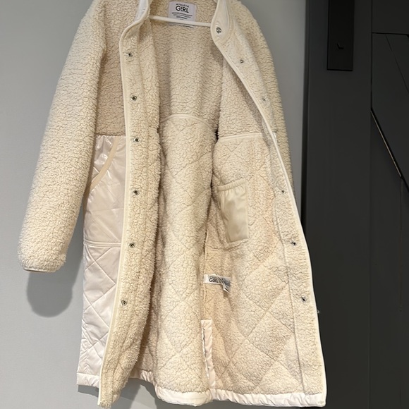 Athleta Girl So Toasty Tugga Long Coat Size Small (7) - Picture 6 of 6